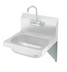 Thumbnail image #1 for Krowne H-110 Stainless Steel Side Support Brackets for Wall-Mount Hand Sinks