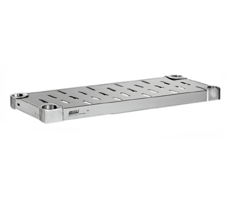 Product image #1 for Eagle Group Quik-Set 36"W x 24"D Louvered Solid Shelf, 304 Stainless Steel