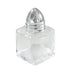 Thumbnail image #1 for Winco 1/2 oz Square Glass Salt and Pepper Shaker with Stainless Steel Top
