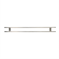 Mercer Culinary 24 Inch Stainless Steel Two-Bar Magnetic Knife Holder with 6 Hooks