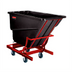 Thumbnail image #1 for Rubbermaid Commercial Products Self-Dumping Hopper, 1/2 Cubic Yard, Polyethylene, Black