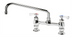 Thumbnail image #1 for Krowne Royal Series 8-Inch Center Raised Deck Mount Faucet with 12-Inch Swing Spout
