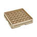 Thumbnail image #1 for Traex Full-Size 36-Compartment Closed-Wall Compartment Glass Rack, Beige