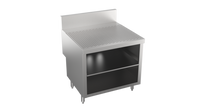 Krowne Stadium Series 30-Inch Stainless Steel Underbar Drainboard Storage Cabinet with 2 Locking Doors