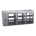 Thumbnail image #1 for Krowne Royal Series 84-Inch Three-Section Pass-Thru Refrigerated Back Bar Cooler with 6 Locking Doors