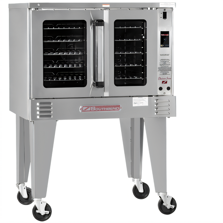 Product image #1 for Southbend Platinum Single Deck Bakery-Depth Gas Convection Oven, 90,000 BTU, Touch Controls, Independent Doors