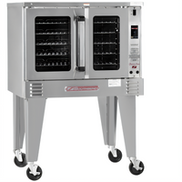 Southbend Platinum Single Deck Bakery-Depth Gas Convection Oven, 90,000 BTU, Touch Controls, Independent Doors