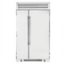 Thumbnail image #1 for 48 Inch Two-Section Side-by-Side Reach-In Refrigerator/Freezer with Solid Stainless Steel Doors
