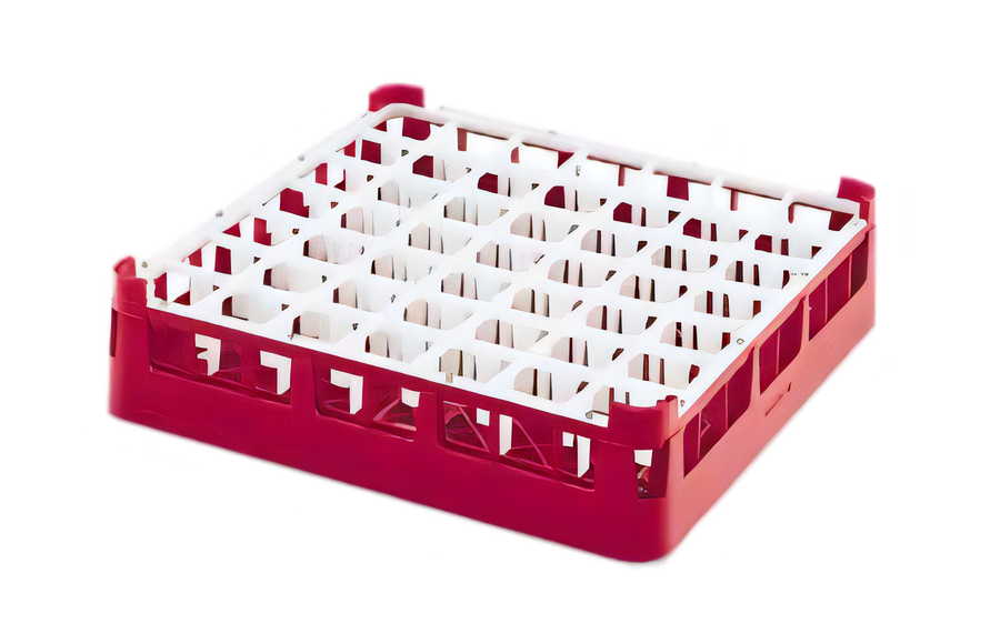 Product image #1 for Signature Full-Size Medium 49-Compartment Polypropylene Compartment Glass Rack