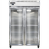 Thumbnail image #1 for Continental Refrigerator 2FNSAGD Two-Section Display Freezer with Glass Doors