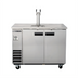 Thumbnail image #1 for Maxx Cold X-Series 48-Inch Two-Section Keg Cooler Beer Dispenser with Single Tower and Dual Faucets