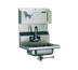 Thumbnail image #1 for Wall-Mounted 304 Stainless Steel Hand Sink with Towel & Soap Dispensers, Gooseneck Faucet, and Polymer Lever Drain with Overflow