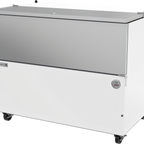 Thumbnail image #1 for Beverage Air SM49HC-W-02 School Milk Cooler, 20.32 Cu. Ft., Single Access Cold Wall, White Exterior, Stainless Steel Interior