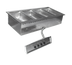 Thumbnail image #1 for Eagle Group SGDI-4 Drop-In Hot Food Well Unit, 4 Full-Size Wells with Drain