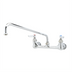 Thumbnail image #1 for T&S Brass B-2299 8-Inch Wall Mount Mixing Faucet with 14-Inch Swing Nozzle