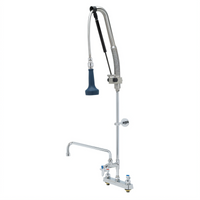 EverSteel DuraPull 8-Inch Deck Mount Pull-Down Pre-Rinse Add-On Faucet with 12-Inch Swing Nozzle
