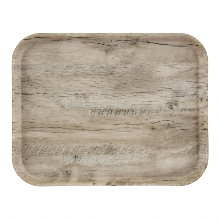Product image #1 for Cambro Décor Series Camtray 16 x 12 Rectangular EpicTread Fiberglass Cafeteria Tray, Light Olive