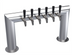 Thumbnail image #1 for Krowne 6-Faucet Pass-Thru Beer Tower, Air Cooled, Brushed Stainless Steel, 31-Inch