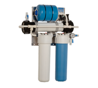 Vizion Horizontal Ultrafiltration Water Filtration System with Carbon and TAC Cartridges, 8 GPM