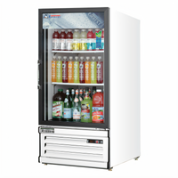 Everest Refrigeration 24-Inch Wide One-Section Reach-In Glass Door Merchandiser Refrigerator, 8 Cu. Ft.