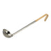 Thumbnail image #1 for Winco Prime 3 oz One-Piece Stainless Steel Color-Coded Handle Ladle, Tan