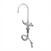 Thumbnail image #1 for T&S Brass B-0300-VR4-WS Double Pantry Mixing Faucet, Single-Hole Deck Mount, 5-3/4