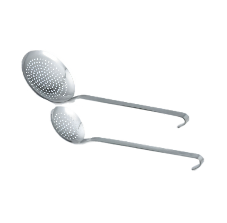 Product image #1 for Vollrath Heavy-Duty 6-Inch Round Perforated Stainless Steel Skimmer