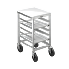 Thumbnail image #1 for Channel Manufacturing HT315 Half-Size Aluminum End-Load Bun Pan Rack, 15-Pan, 13 x 18-Inch, 3-Inch Spacing, 5-Inch Casters