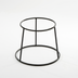 Thumbnail image #1 for American Metalcraft Large Round Reversible Pizza Pan Rack Stand, Black Rubber-Coated Steel