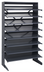 Thumbnail image #1 for Quantum Sloped Single-Sided Steel Pick Rack with 8 Shelves, 36 x 18 x 60 Inches
