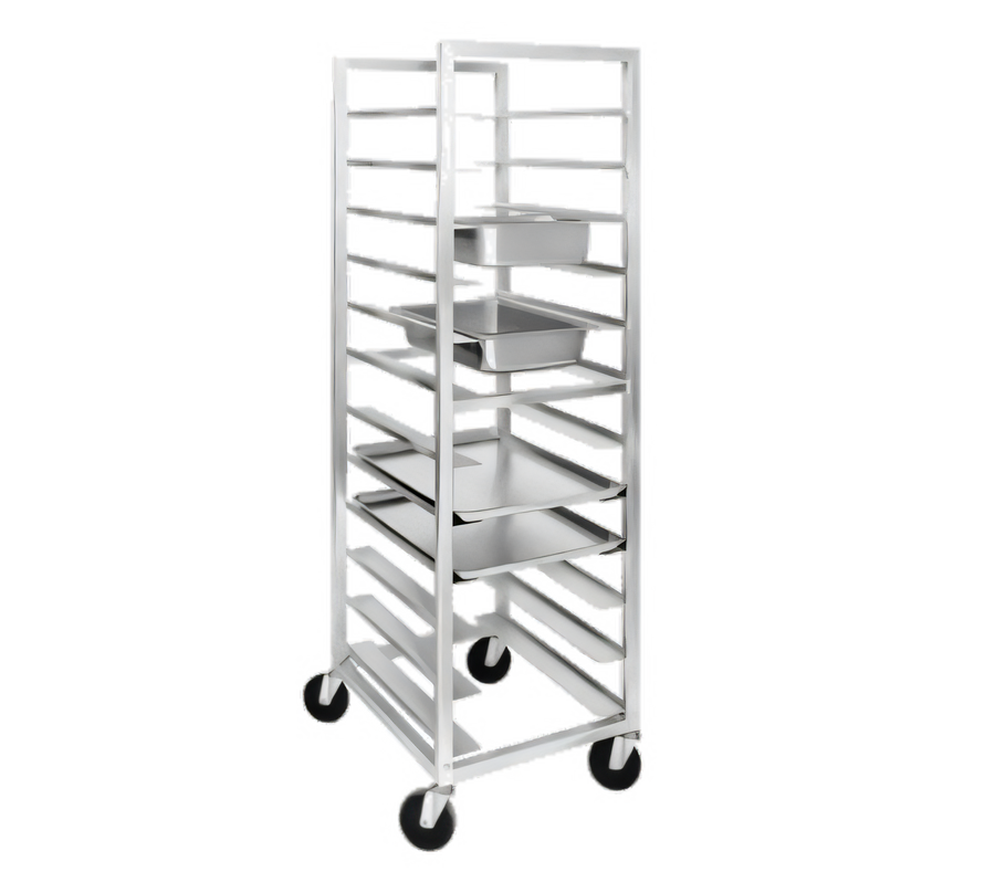 Product image #1 for Channel Standard Series Aluminum End-Load Steam Table Pan Rack, 11-Slot, 64-Inch High