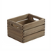 Thumbnail image #1 for American Metalcraft Brown Vintage Wood Rectangular 1-Section Condiment Caddy