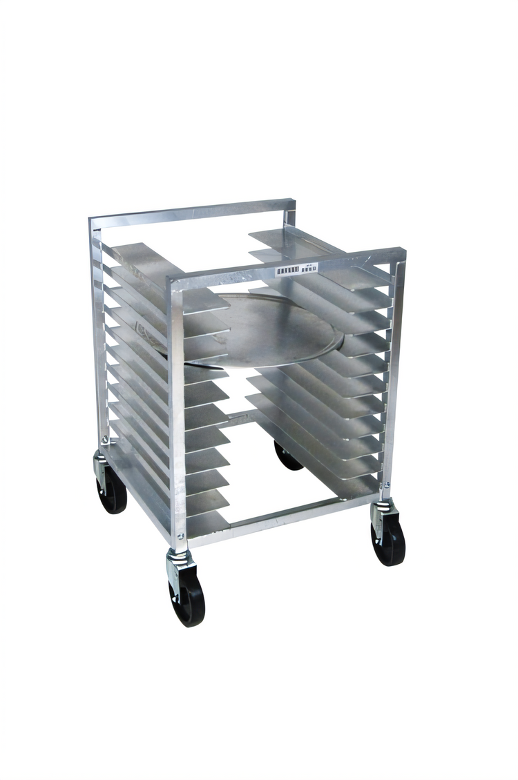 Product image #2 for Channel Manufacturing Under-Counter Aluminum Half-Size Pizza Pan Rack, 11-Pan Capacity