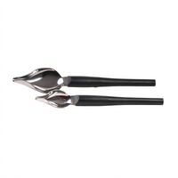 Mercer Culinary Precision Spoon Set, 7-Inch Small and 7-7/8-Inch Large