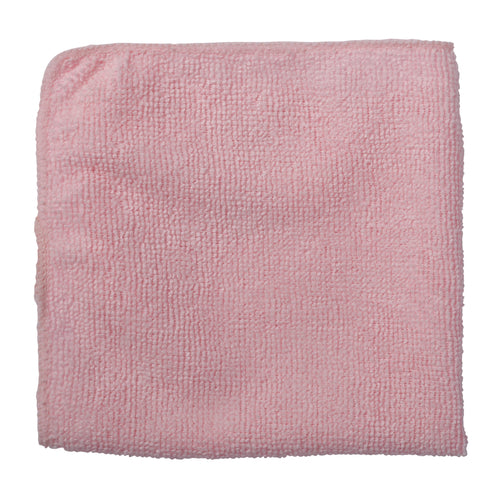 Product image #1 for Rubbermaid Commercial Products Light Duty Pink Microfiber Cleaning Cloth, 12 x 12 Inches, 24 Cloths per Bag