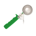 Thumbnail image #1 for Crestware #12 Deluxe Thumb Lever Disher, 2 to 3 oz, Green Ergonomic Handle