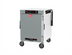 Thumbnail image #1 for Metro HotBlox™ Wide 8-Pan Pass-Thru Insulated Holding Cabinet, Analog Control, Solid Front Door/Clear Rear Door, Mobile