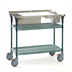 Thumbnail image #1 for Metro PrepMate® MultiStation 18 x 48 Height-Adjustable Mobile Prep Cart with Super Erecta Pro® Hybrid Mat Shelves