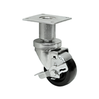 Klinger's Trading 3-ADJ-FLAT Shelf Casters & Leveling Feet