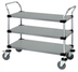 Thumbnail image #1 for Quantum WRSC-1860-3SS 3-Shelf Stainless Steel Utility Bus Cart