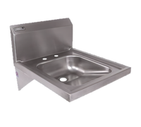 John Boos Pro-Bowl Wall-Mount Stainless Steel Hand Sink, 14 x 16 Inch Bowl
