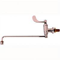 T&S Brass B-0578-01 Heavy-Duty Chinese Range Wall-Mount Faucet with 13-Inch Swing Spout