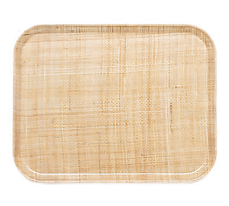 Product image #1 for Cambro Camtray Rectangular High-Impact Fiberglass Cafeteria Tray, 8 x 9-7/8 Inches, Rattan