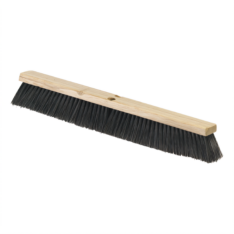 Product image #1 for Flo-Pac 24-Inch Fine/Medium Floor Sweep Head, Hardwood Block, Black Polypropylene Bristles, Without Handle