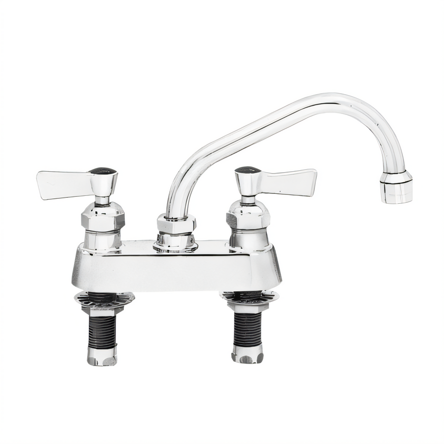 Product image #1 for Fisher Deck-Mount Manual Faucet with 6-Inch Swing Spout, 4-Inch Centers