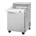 Thumbnail image #1 for Turbo Air PRO Series 27-1/2-Inch Wide Mega Top Sandwich/Salad Prep Table with Clear Lid, 1-Section, 8 Cu. Ft.