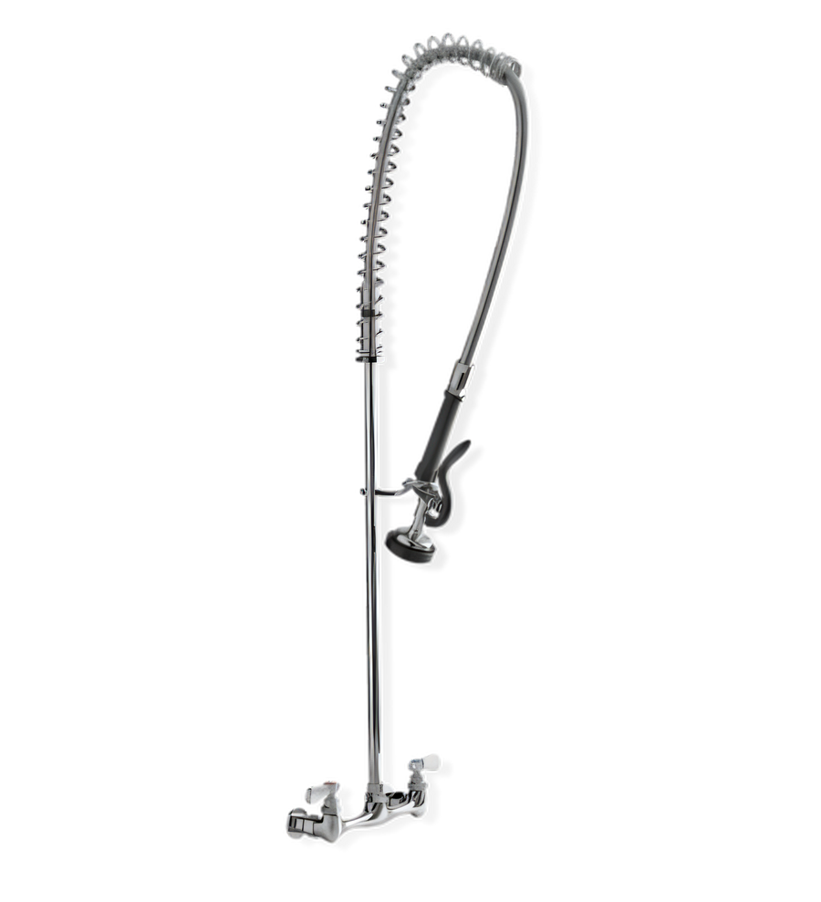 Product image #1 for Steel Works Stainless SWPRSM-W8-HDLL Commercial Faucets & Plumbing Case of 5