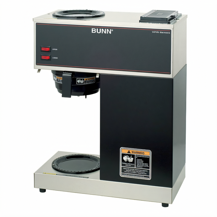 Product image #1 for BUNN VPR Single-Station Pourover Manual Water Fill Coffee Brewer with 2 Warmers
