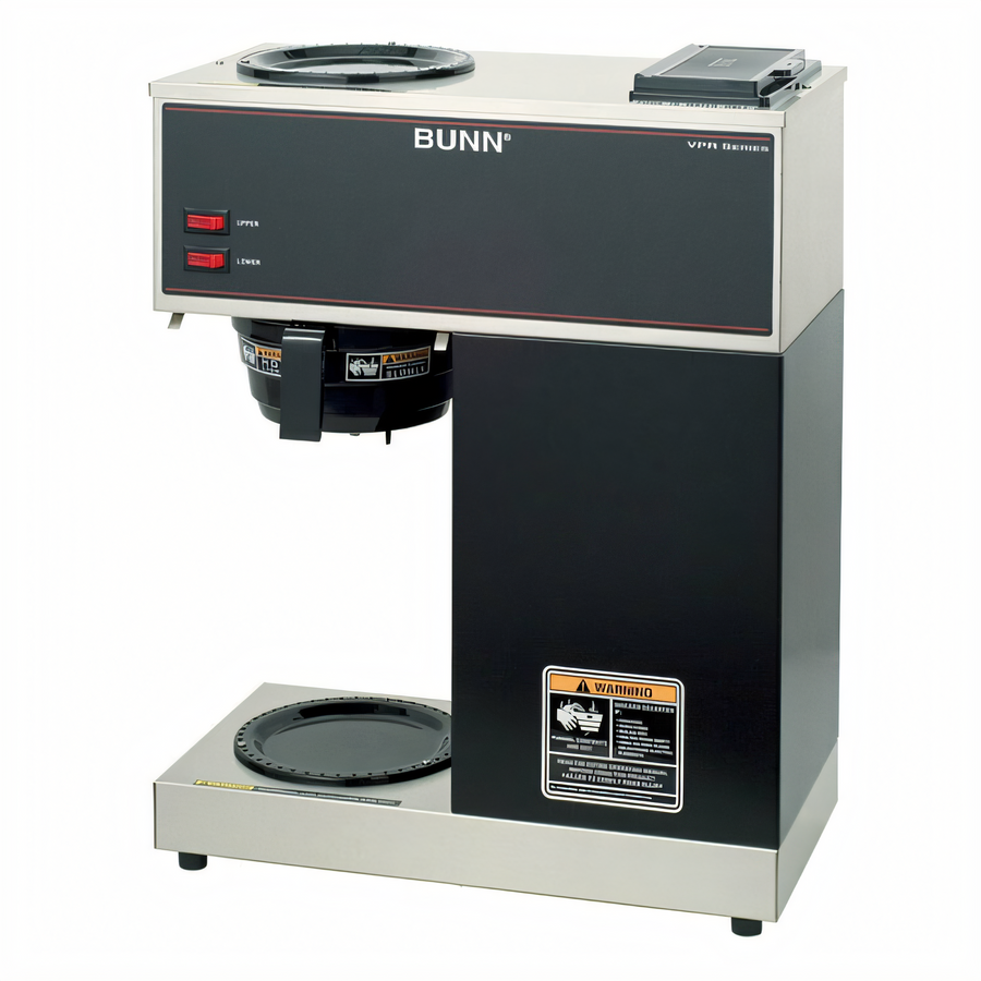 Product image #1 for BUNN VPR Single-Station Pourover Manual Water Fill Coffee Brewer with 2 Warmers