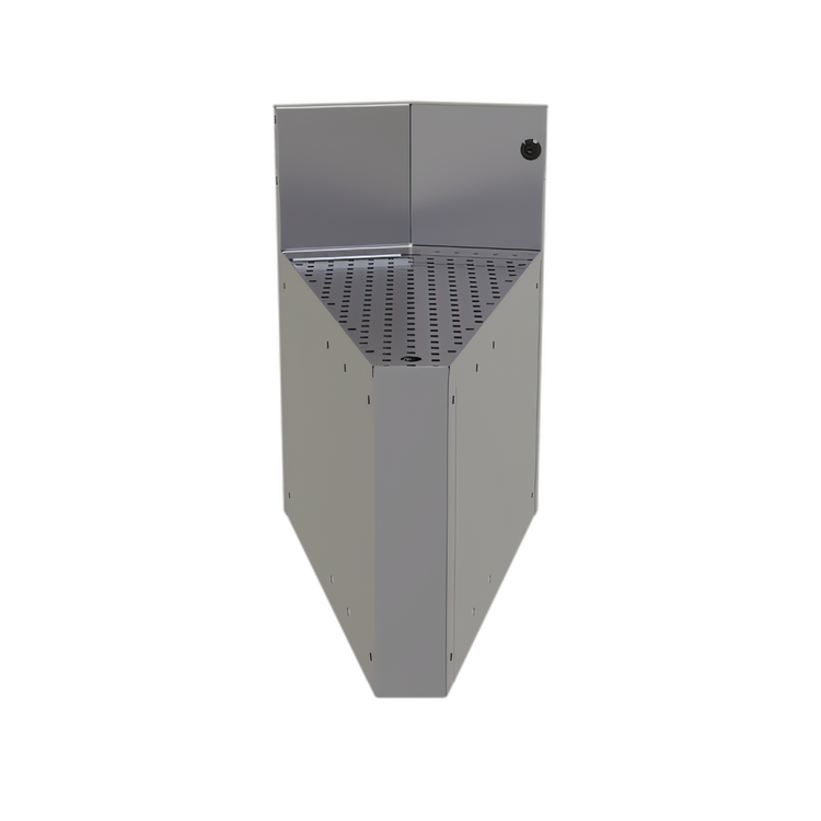 Product image #1 for Glastender CIWB-25 Inside Wedge Corner Drainboard with Backsplash, 24-Inch Deep, 25° Angle, No Legs